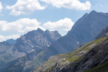 Fototapeta na wymiar Rocky mountain landscape in summer. Pyrenees