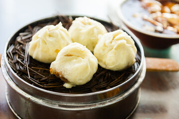 Chinese traditional delicious food, steamed dumplings