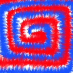 Red and Blue Tie Dye Background, 4th of July