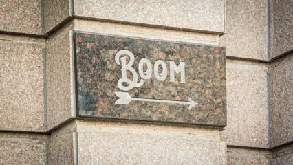 Street Sign to Boom