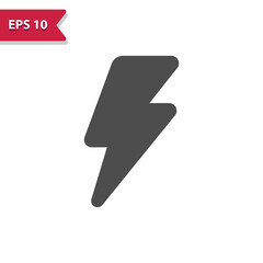 Lightning Bolt Icon - Lightning, Storm, Weather