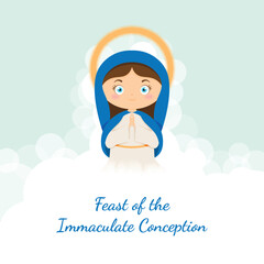 Feast of the Immaculate Conception background.