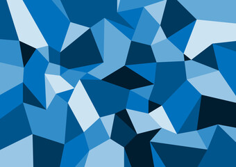 Blue Polygonal Mosaic Background, Low Poly Style, Vector illustration, Business Design Templates.