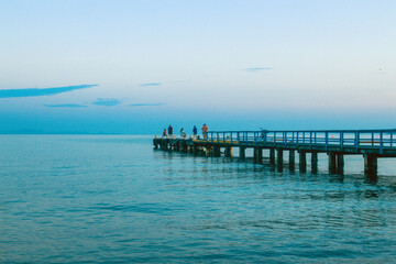 pier in the ocean