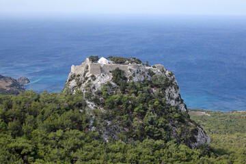 Fototapeta na wymiar Festung Monolithos auf Rhodos