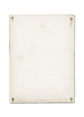 nailed blank vintage poster