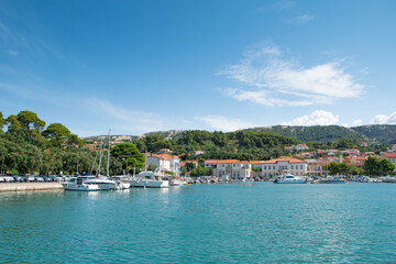 Fototapeta na wymiar croatia, rab, beautiful old town by the sea