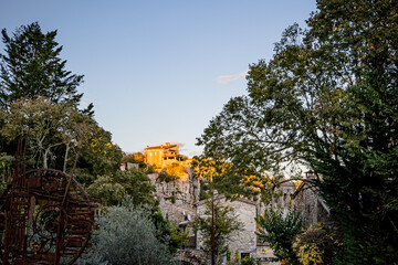 Le village de Labeaume en Ard&egrave;che