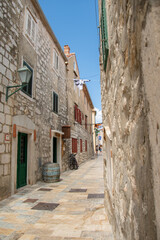 Fototapeta premium croatia, rab, beautiful old town by the sea