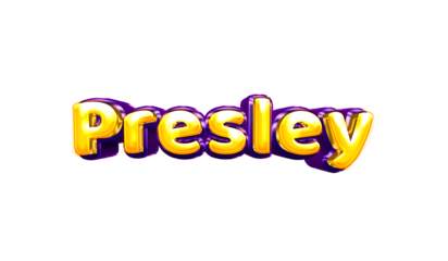 girls name sticker colorful party balloon birthday helium air shiny yellow purple cutout