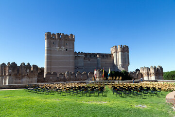 Castillo de Coca (siglo XV). Está considerado una de las mejores muestras del gótico-mudéjar...