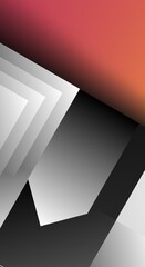 Black and white abstract background with squares and shapes