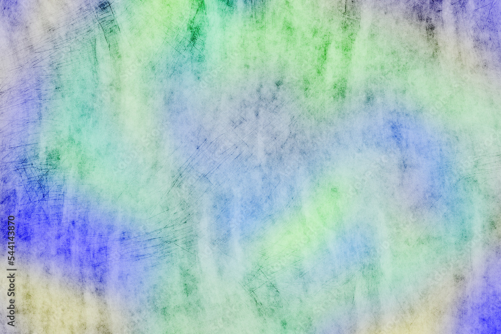 Poster color gradient background with scratch and grainy texture