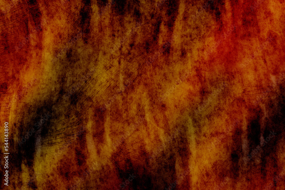 Poster color gradient background with scratch and grainy texture