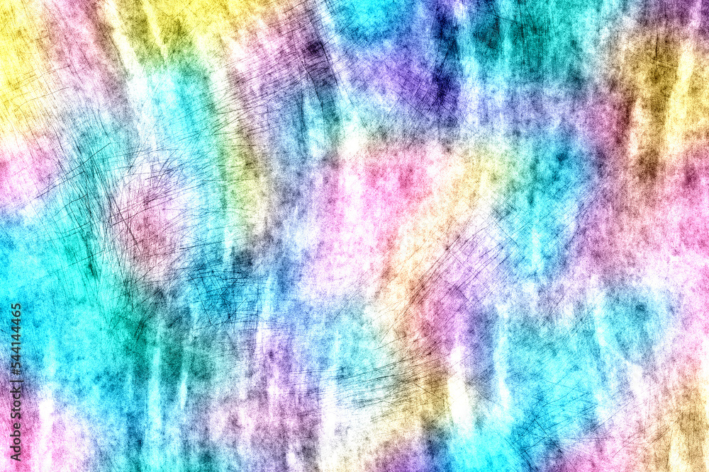 Poster color gradient background with scratch and grainy texture