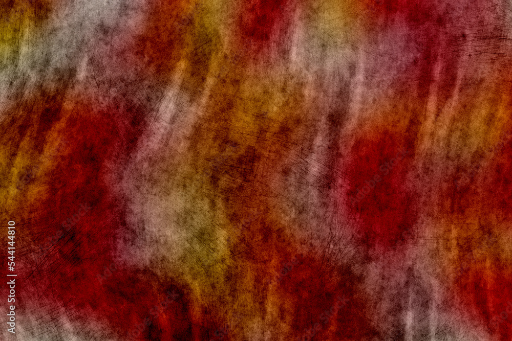 Poster color gradient background with scratch and grainy texture