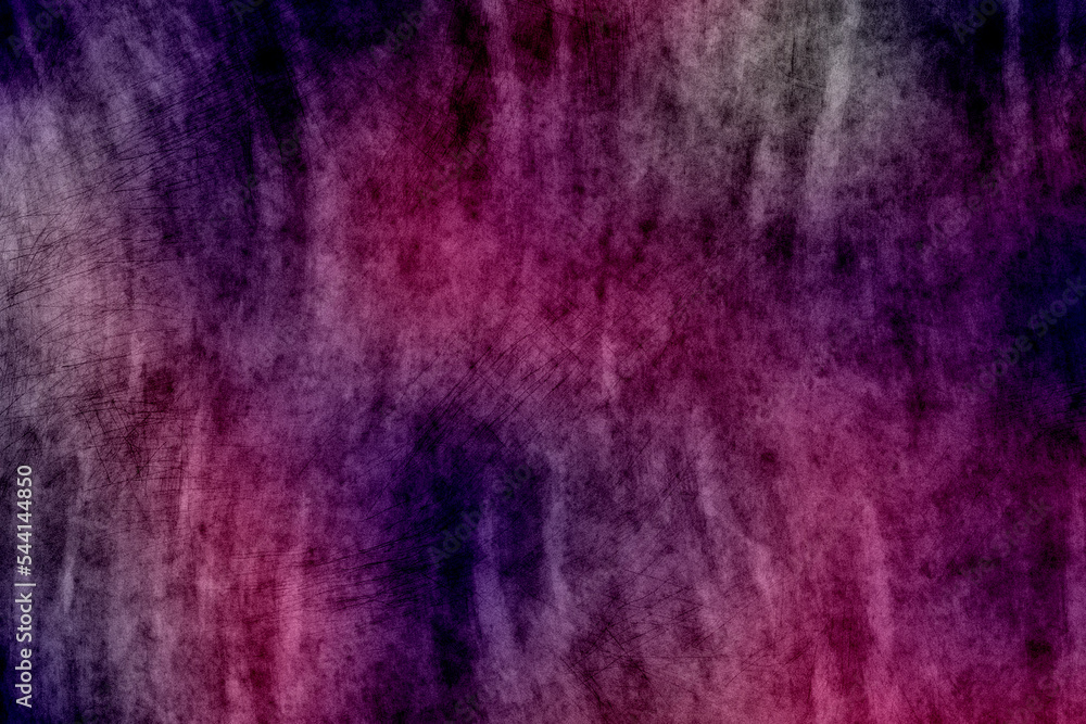 Poster color gradient background with scratch and grainy texture