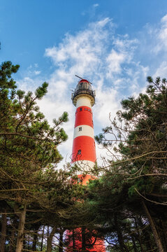 Lighthouse on Ameland, The Netherlands.