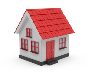 Red Small House