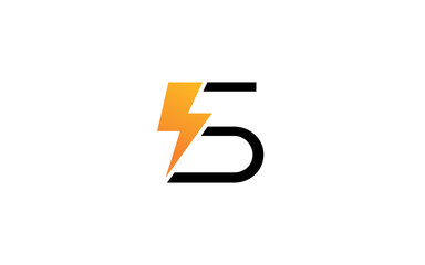 S logo energy vector for identity company. initial letter volt template vector illustration for your brand.