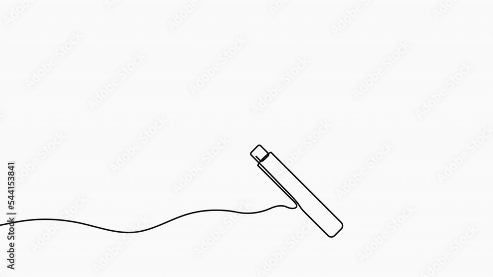Poster one continuous line drawing of magnifying glass. continuous line drawing of magnifying glass lens. 4