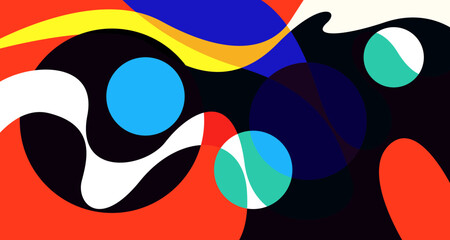 Abstract liquid shape. Fluid geometric design. Isolated gradient waves with geometric lines, dots, batik Indonesia pattern. Vector illustration.