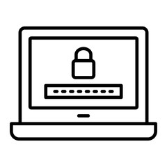 Password Line Icon