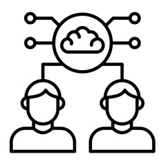 Brainstorming Line Icon