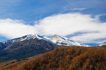 Fototapeta premium 冠雪直後の乗鞍岳