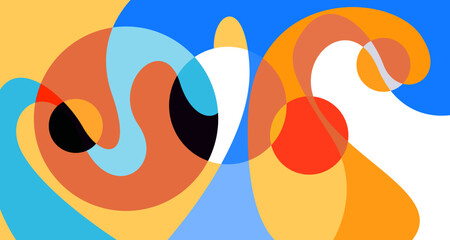 Abstract liquid shape. Fluid geometric design. Isolated gradient waves with geometric lines, dots, batik Indonesia pattern. Vector illustration.