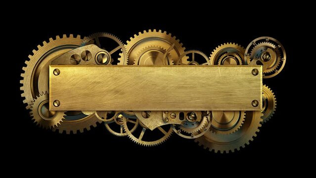 Steampunk title deck