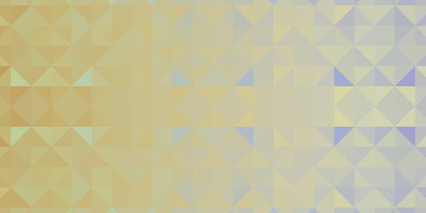 Abstract multicolored mosaic texture assembled from small triangles. Pixel background, checkered illustration.