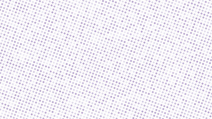 Purple halftone white background pattern. Light purple halftone seamless pattern. Abstract purple halftone random pattern. 