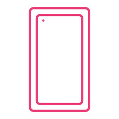 Smartphone Multicolor Line Icon