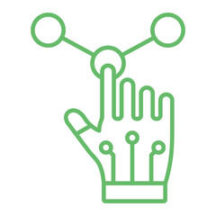 Interaction Multicolor Line Icon
