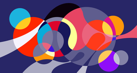 Obraz premium Abstract liquid shape. Fluid geometric design. Isolated gradient waves with geometric lines, dots, batik Indonesia pattern. Vector illustration.