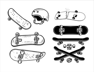 skateboard vectors