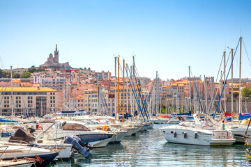Fototapeta premium Hafen von Marseille, Südfrankreich 