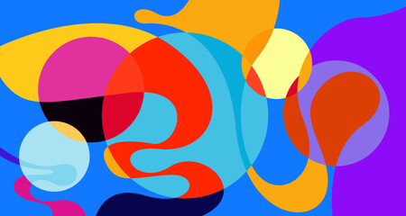 Abstract liquid shape. Fluid geometric design. Isolated gradient waves with geometric lines, dots, batik Indonesia pattern. Vector illustration.