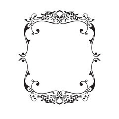 Frame, in the style of an ornament, Vector illustration eps 10, Art.	