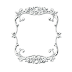 Frame, in the style of an ornament, Vector illustration eps 10, Art.	