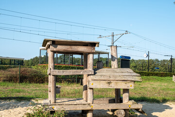 Obraz premium Station Dalfsen, Overijssel province, The Netherlands