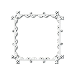 Frame, in the style of an ornament, Vector illustration eps 10, Art.	