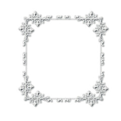 Frame, in the style of an ornament, Vector illustration eps 10, Art.	