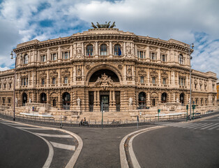 Fototapeta na wymiar Supreme Court of Cassation, in Rome, Italy