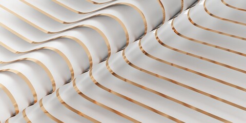 parallel lines ribbon background shiny curves Abstract modern shape 3d illustration