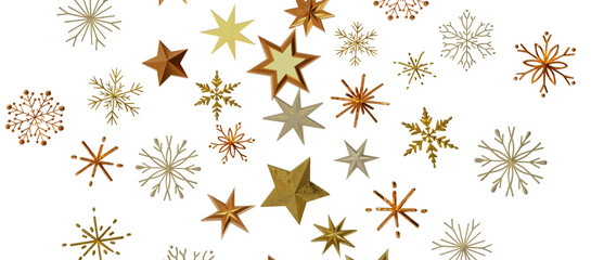 Snowflakes Falling On Snow - Winter Banner