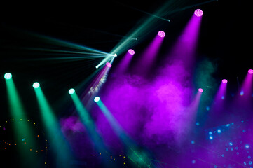 concert light show, Stage lights