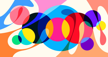 Abstract liquid shape. Fluid geometric design. Isolated gradient waves with geometric lines, dots, batik Indonesia pattern. Vector illustration.