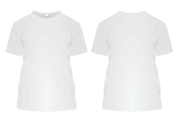 Fototapeta premium White t shirt. vector illustration